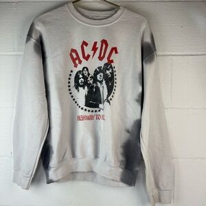 AC/DC Tie Dye Sweatshirt, M/L